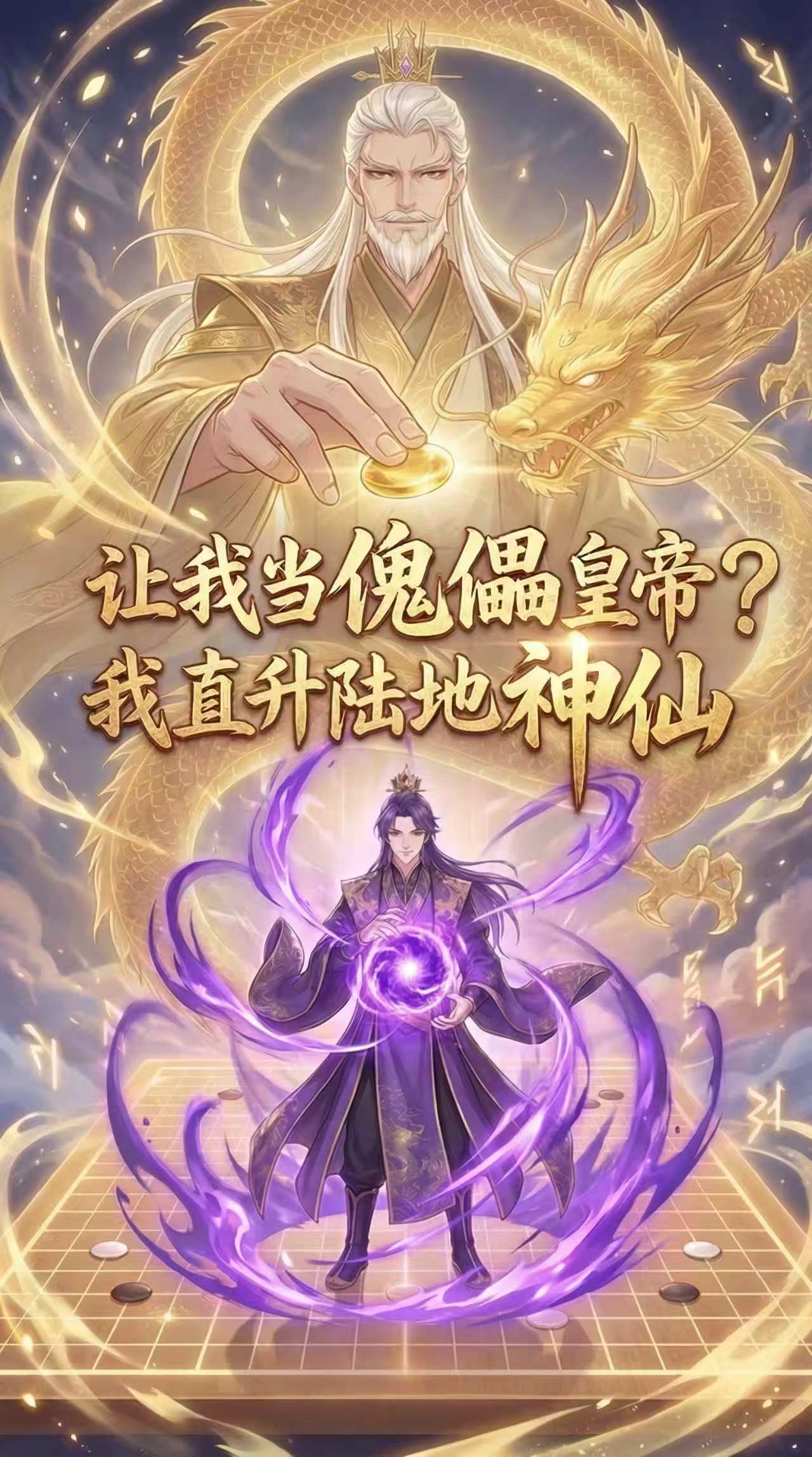 AI 漫剧傀儡皇帝海报