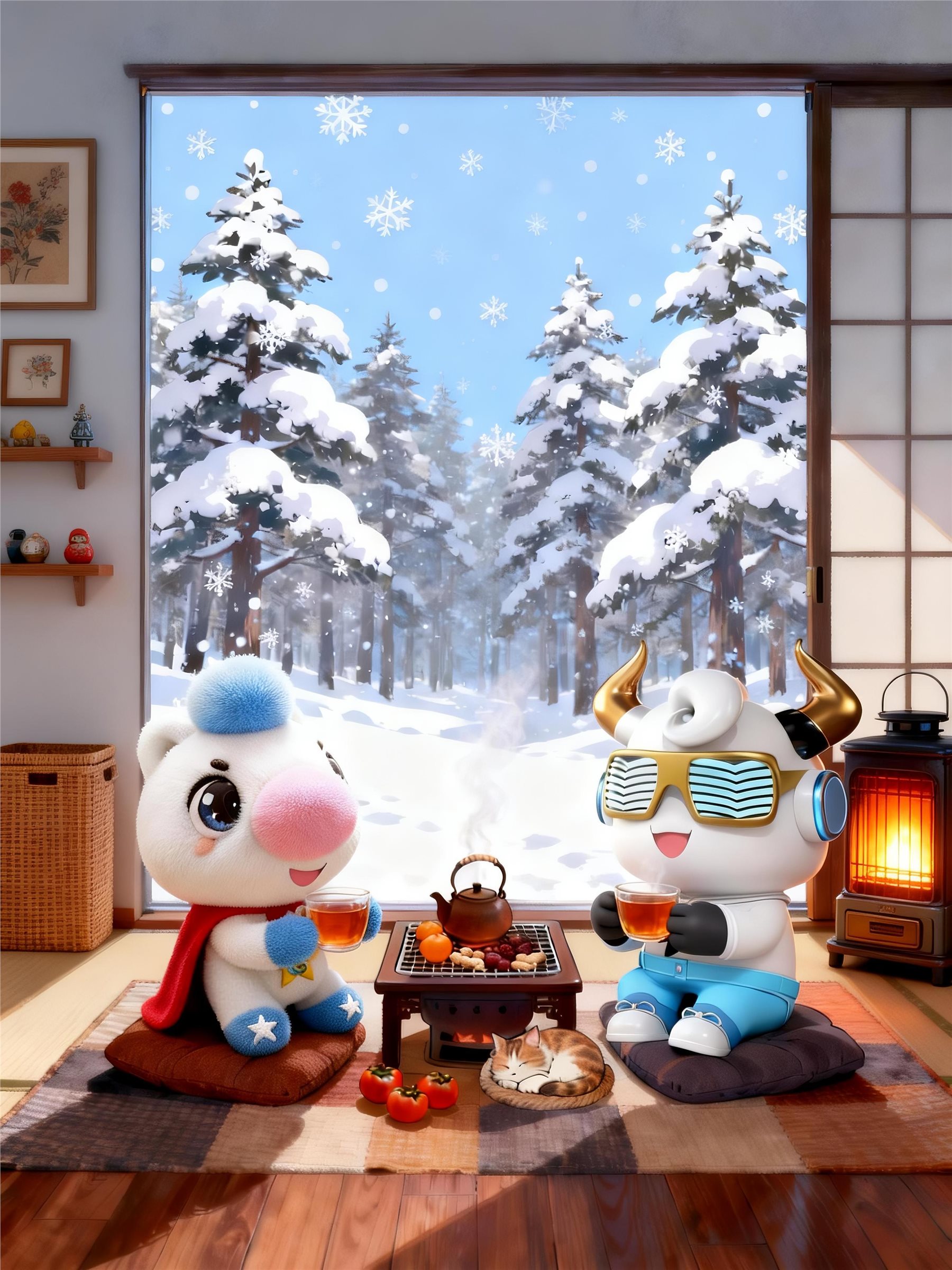 大雪节气海报