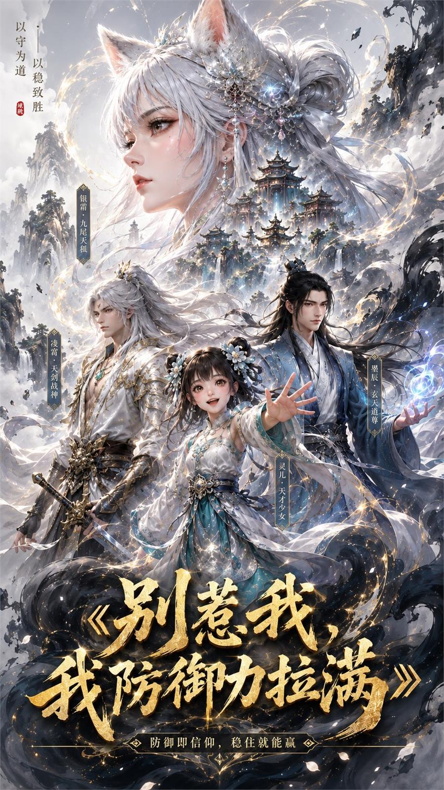 别惹我我防御力拉满群像海报