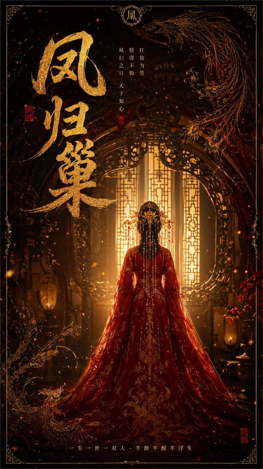 凤归巢古风海报
